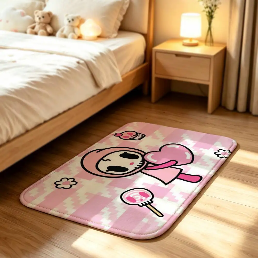 Lovely T-Tokidoki-s Soft Comfortable Short Plush Rug Carpet mat Anti‑Slip Floor Mat Machine Washable Home Decor