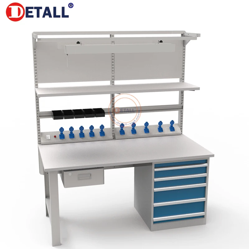 

Heavy Duty Cold Rolled Steel Frame Workbench with Bearing for Warehouse Use Professional Industrial Maintenance Worktable Pro