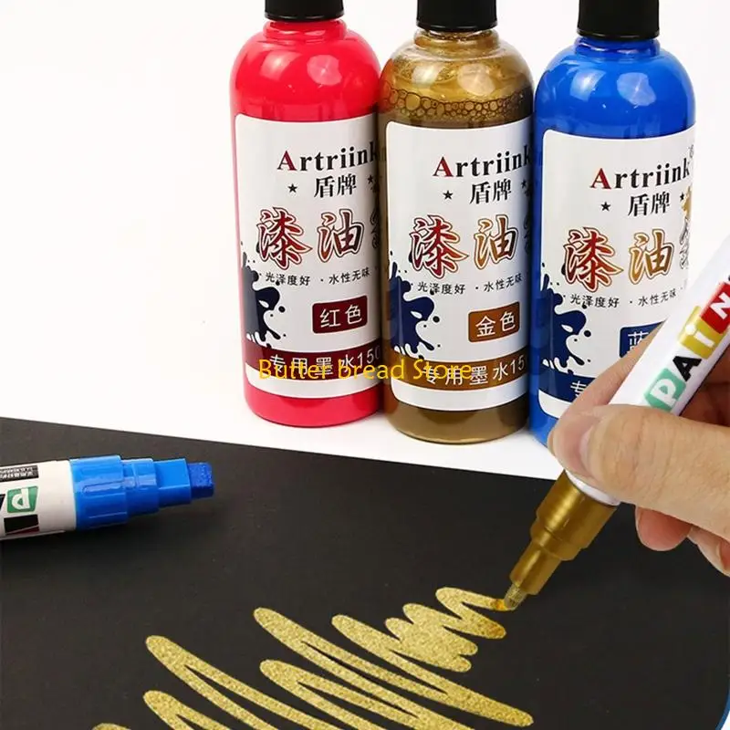 W89C Weather Resistant Tombstone Marker Refill Inks Waterproof Monument Restoration Liquid Paint For Gravestones Engraving