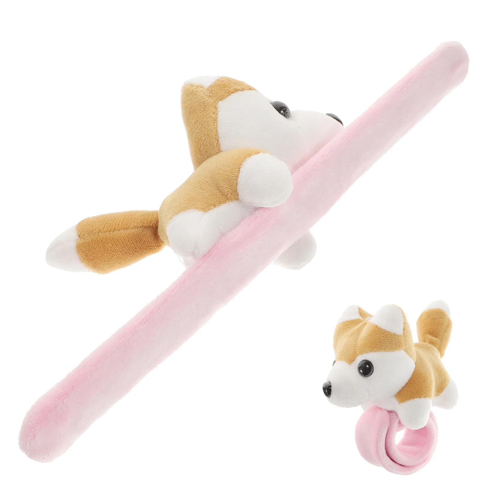 

Animal Theme Stuffed Slap Bracelet Slap Bracelet Fun Party Favor Animal Snap Wristband Children Party Supplies