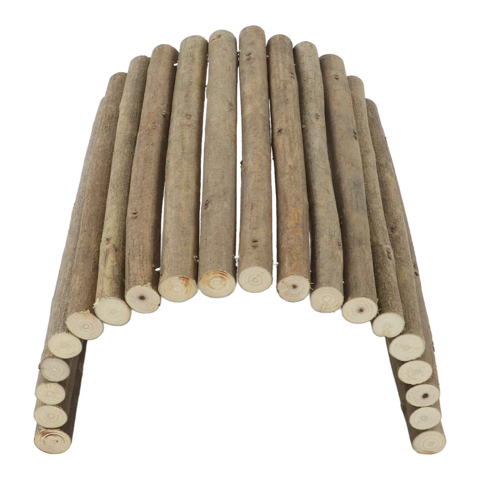 Wood Hamster Tunnel Bendable Design Multipurpose Small Pet Wood Hideout for Gerbil Guinea Pig Chinchilla Ferret Hedgehog Rat