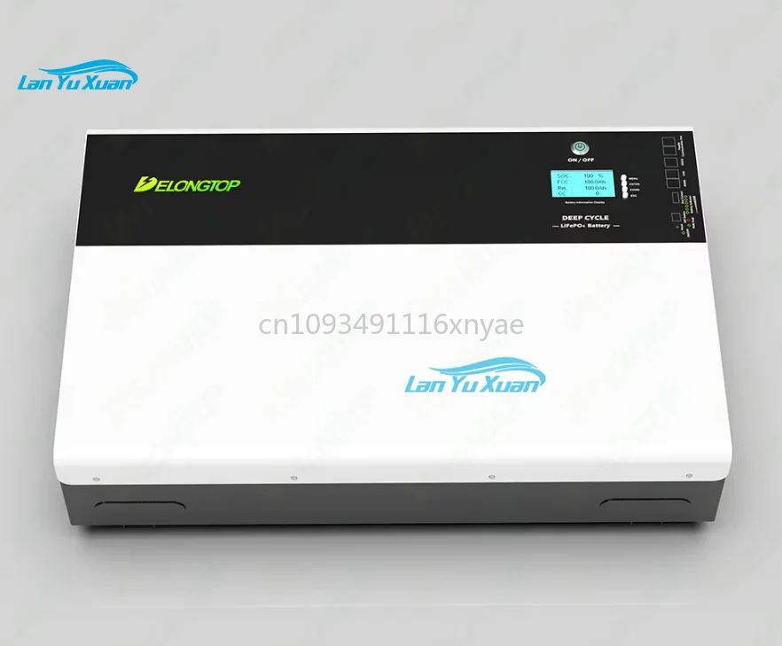 لنظام الطاقة الشمسية للاستخدام المنزلي على الحائط 48 فولت 51.2 فولت 200 أمبير 10 كيلو وات في الساعة Lifepo4 بطارية ليثيوم أيون #1