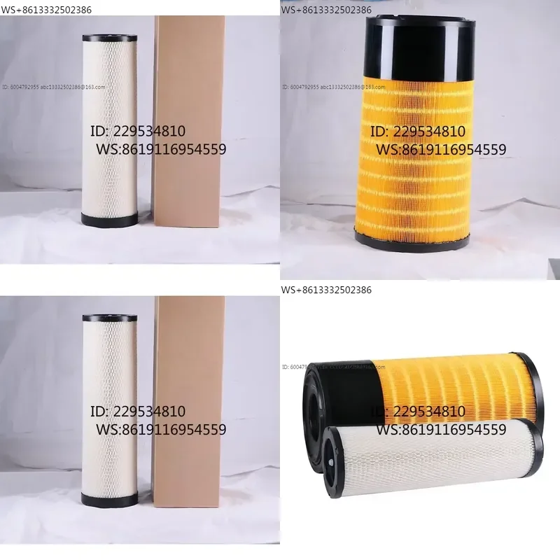 Orig-inal 336D2 340D2 345D2L Orig-inal a-ir f-ilter inside and outside 4535509/4716955
