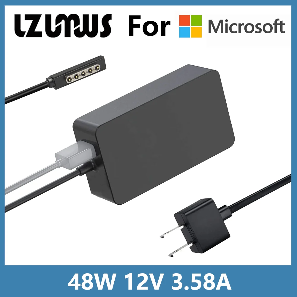 12V 3.58A 48W Power Adapter Charger For Microsoft Surface Pro 1 Pro 2 Pro RT And 10.1 Windows 8 Tablet PC