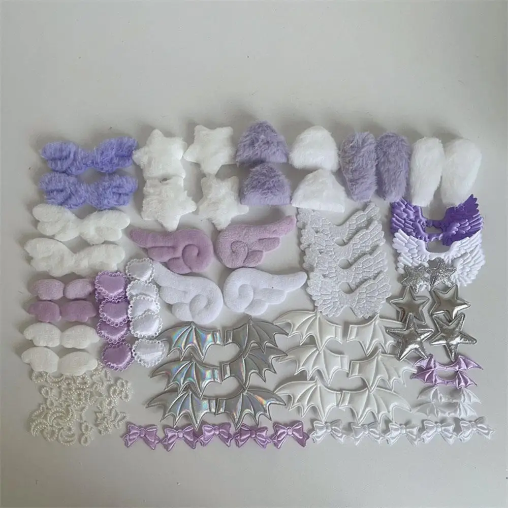 DIY غطاء بطاقة الأذن القطيفة الملحقات المفيدة ديكور المنزل الملونة اليدوية هدية لطيف الكرتون أفخم العنصر سحر البيت الحلو