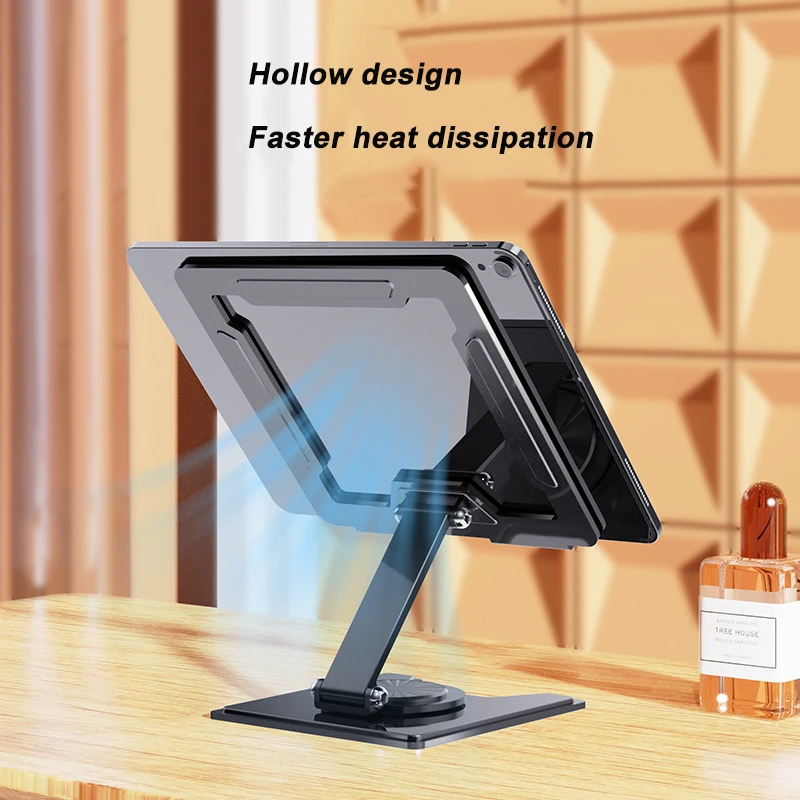Rotatable Tablet Stand Foldable Desktop Stand Holder Universal for iPad Pro/Air/Mini Laptop Tablet Cell Phone Table Bracket
