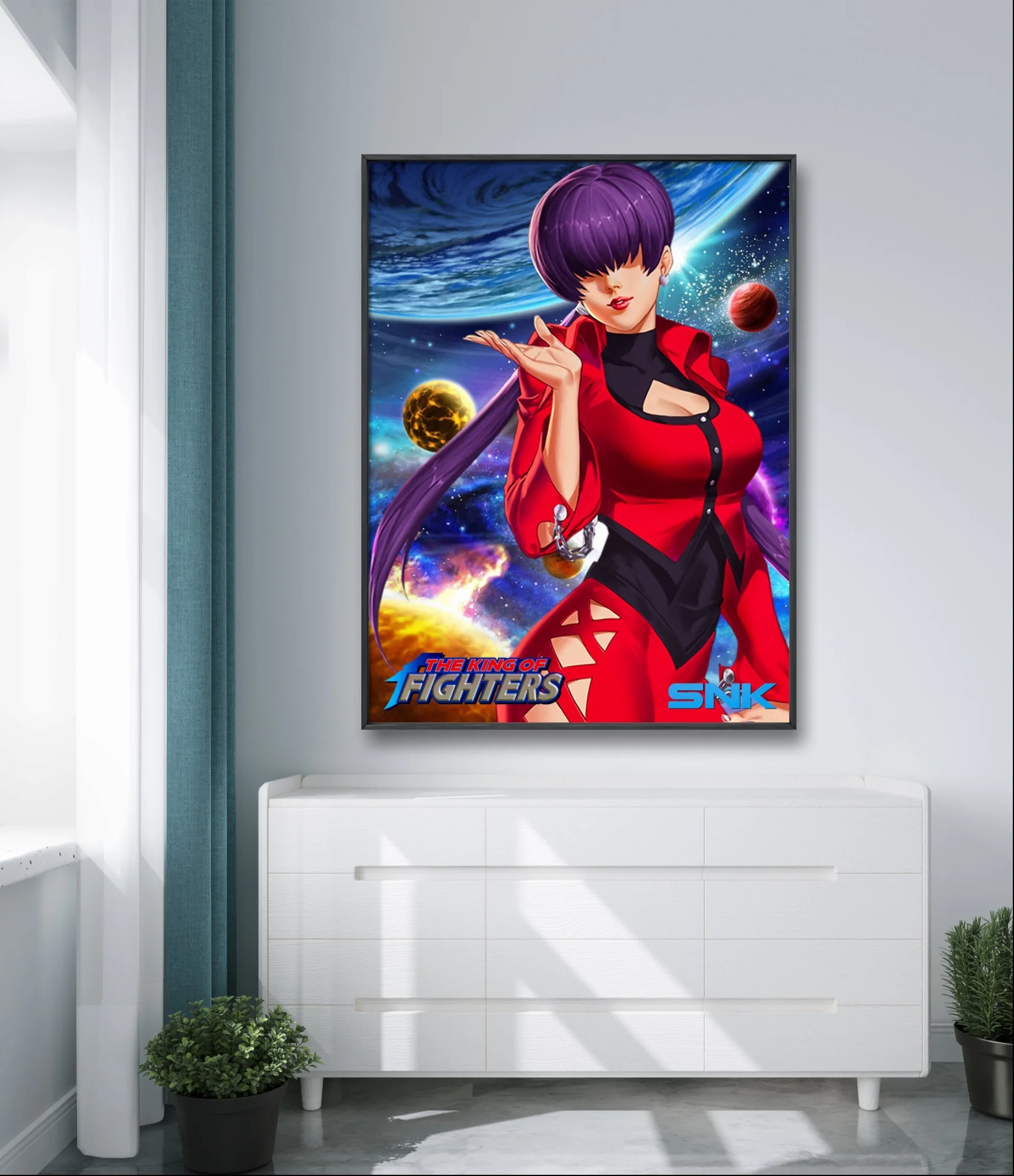 King-Of-Fighters 5D Diamond Painting Shermie Terry Bogard Poster Hand Diamond Embroidery Rhinestone Cross Stitch Home Wall Decor