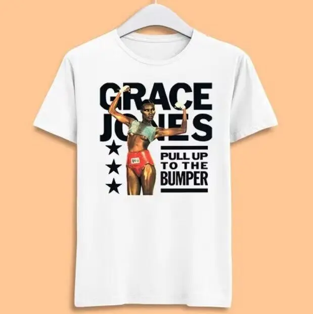 Vtg Grace Jones Unisex Adult Men Women Gift Retro Tee T Shirt