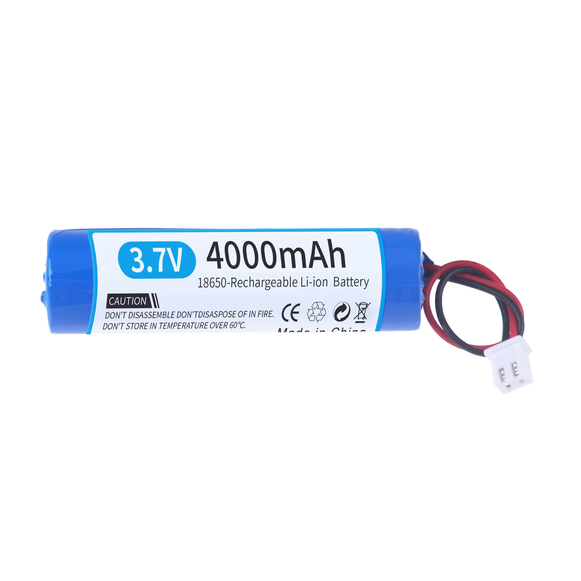 3.7v 4000mah 18650 Rechargeable Battery For Rc Toys Helicopter Airplanes Car Boat Tank Gun Truck Motorcycles Lithium Battery 2pc