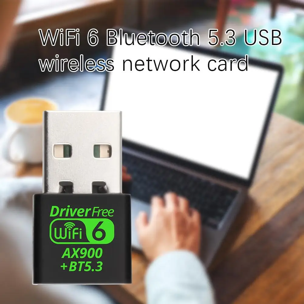 900Mbps Wireless USB Wifi Bluetooth 5.3 อะแดปเตอร์ Dual-Band เครื่องส่งสัญญาณ Wifi Card Driver-ฟรีสําหรับเดสก์ท็อปโน้ตบุ๊ค P Q1Q5