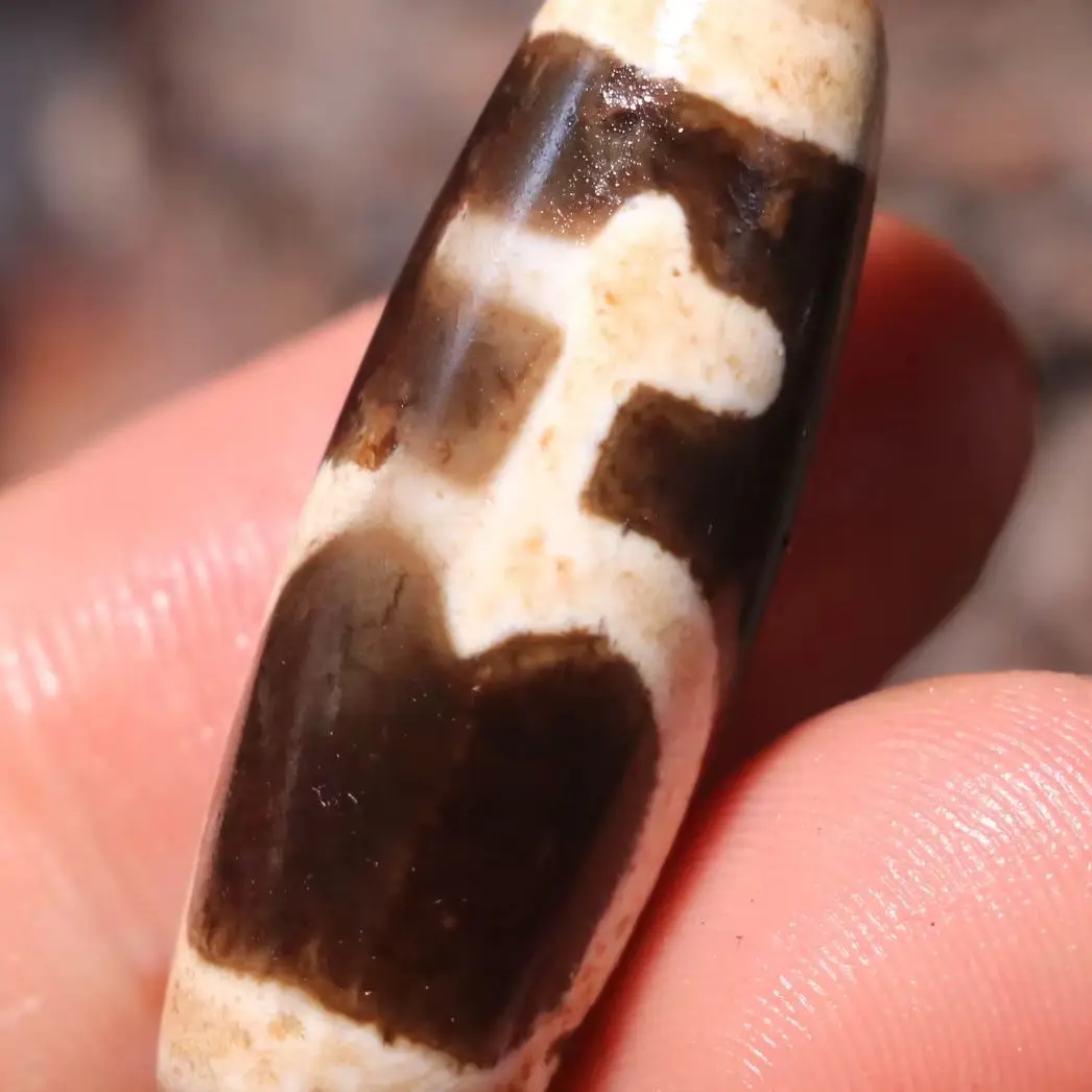 

CONGXINZAI100500903775110 Tibetan Old Agate Treasure Bottle Aquarius dZi Bead Totem 5A Amulet Fit For Making Bracelet TIMESTOWN