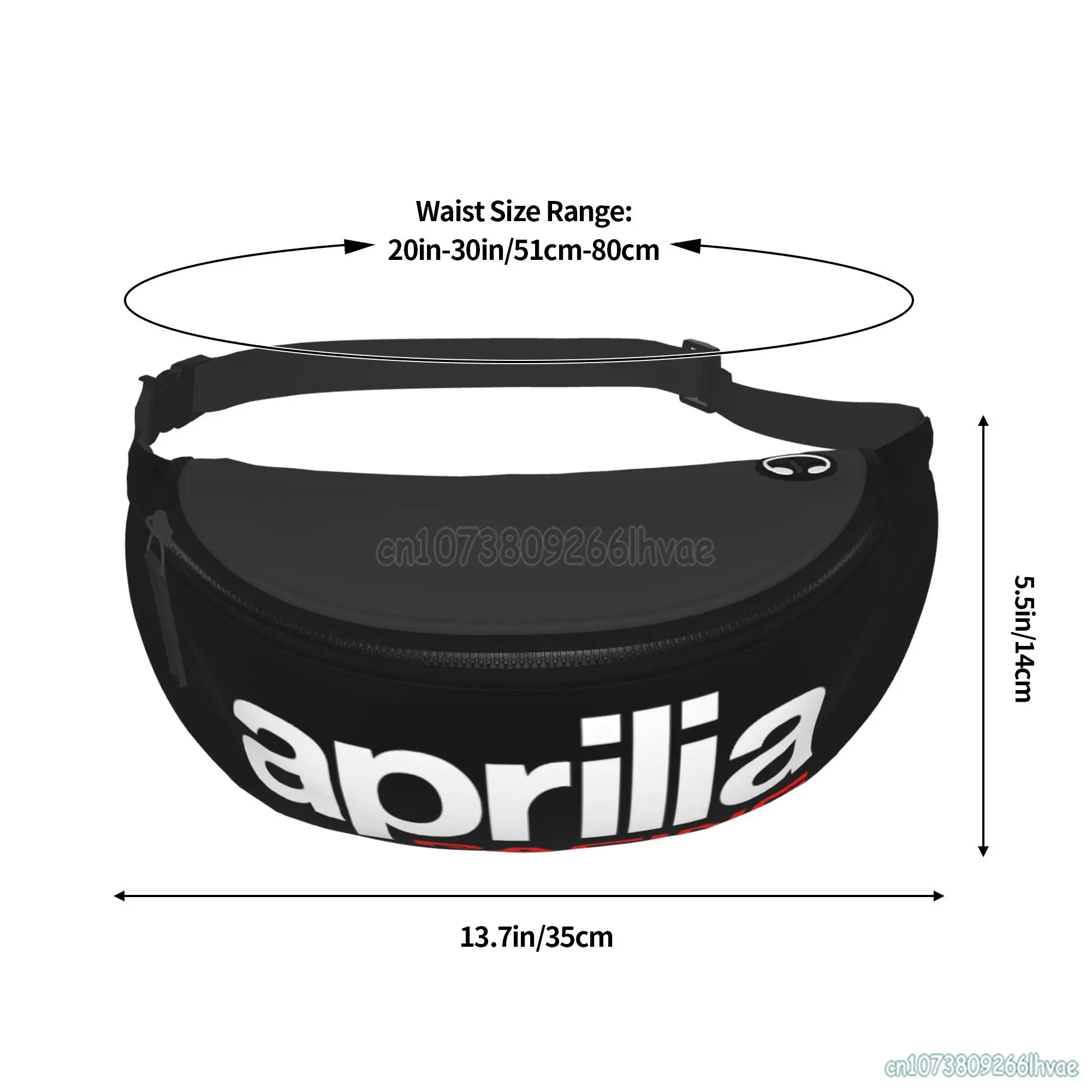 Aprilia Racing Fanny Pack para Homens Mulheres Unisex Casual Cintura Bag para Correr Caminhadas Viagem Caminhada Pesca Esportiva Cintura Packs