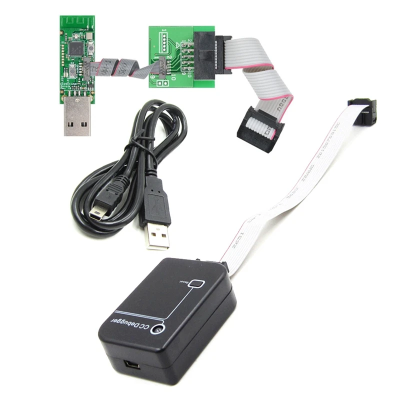 CC2531 Zigbee Emulator CC-Debugger USB Programmer CC2531 CC2540 Sniffer Bluetooth Module Wth Connector Downloader Cable