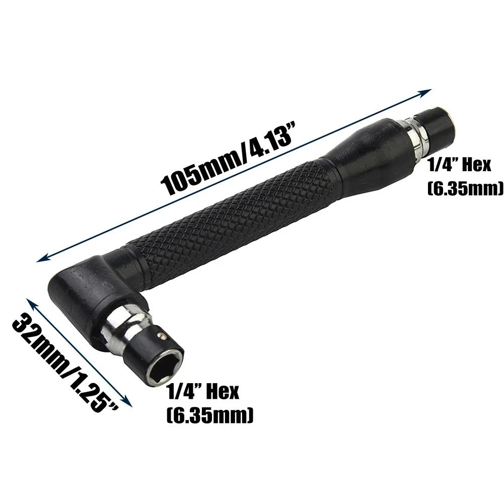 6 35mm Hexagon Screwdriver Bit for Furniture Assembly and Electronics Repair with Double end Handle Wrench Tool