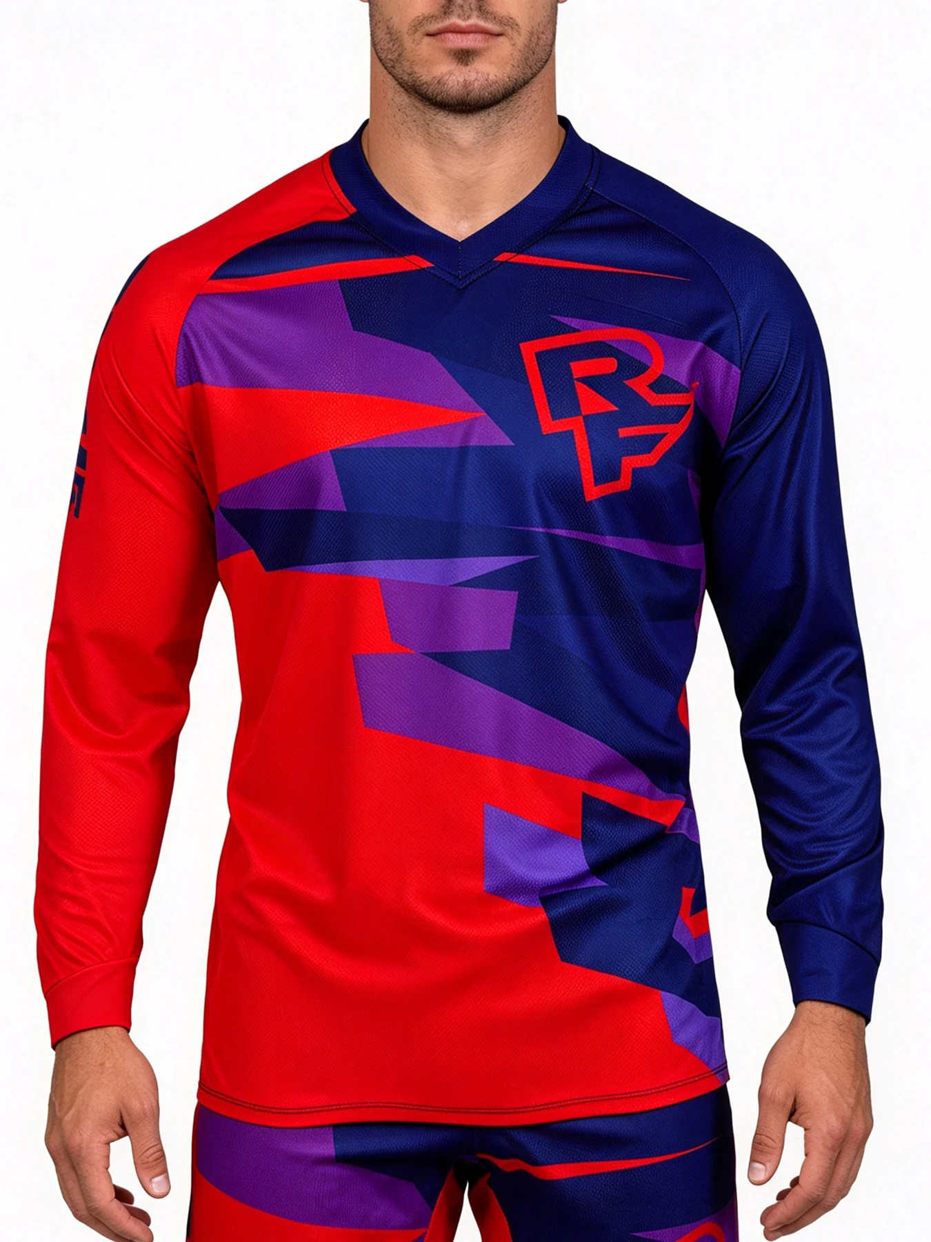 RF Long Sleeve Motocross Shirt Mtb Downhill Jersey Mountain Enduro Bike Clothing Quick Drying MTB T-Shirts Cycling Jersey
