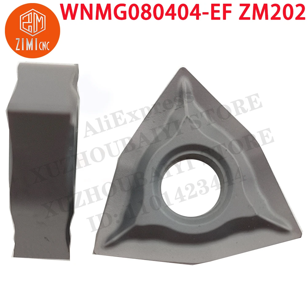 WNMG080404-EF ZM202 WNMG080404-EF أدوات تحول السيرميت قطع مخرطة CNC أدوات القطع شفرة أدوات المخرطة المعدنية إدراجات ميكانيكية