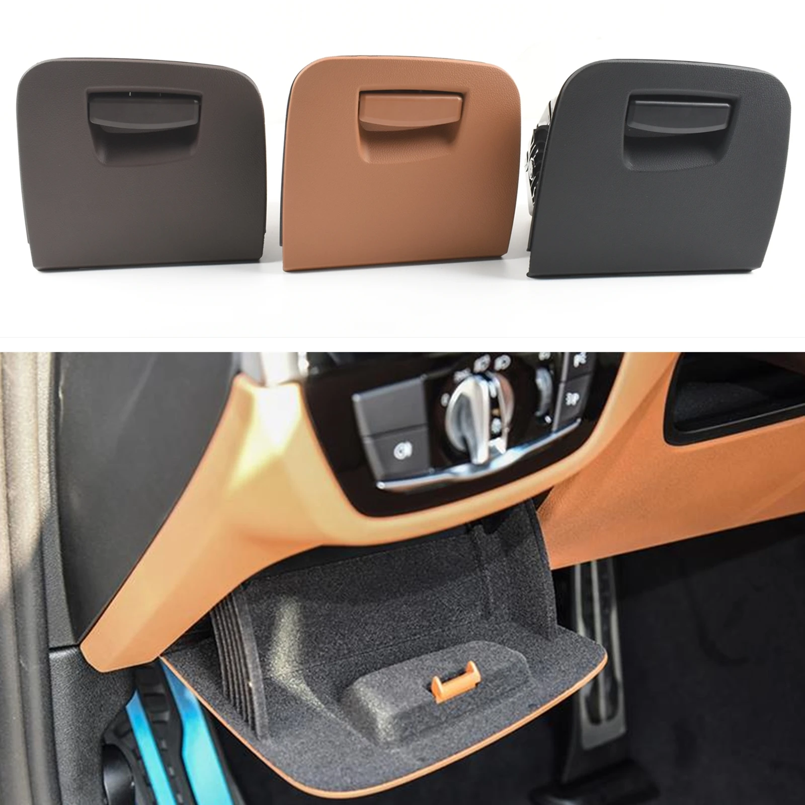 

Front Side Dash Storage Box Case Tray Compartment Dashboard Cabinet For BMW 5 Series G31 G30 G38 6 Series G32 GT 2017-2021