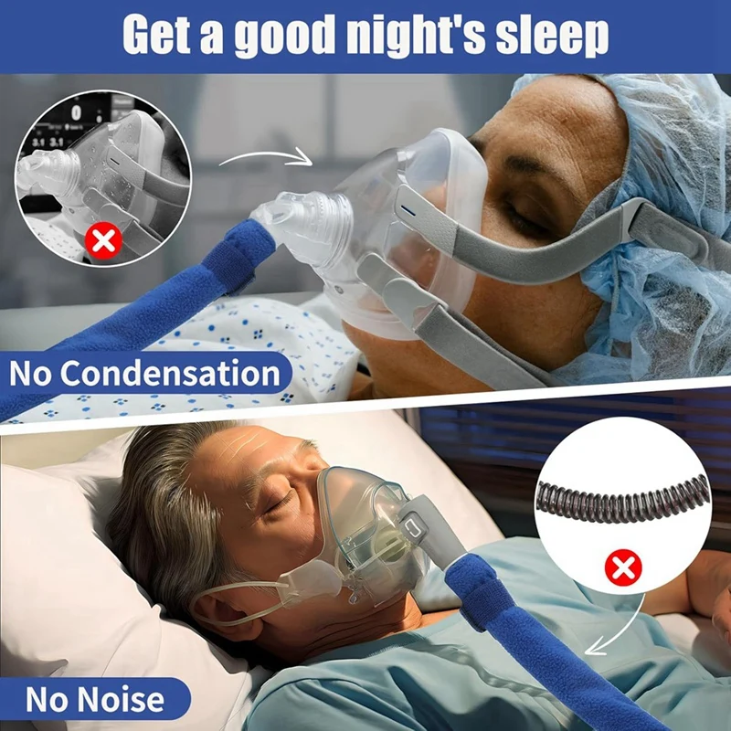 ABKP-6.3 قدم غطاء خرطوم CPAP لـ Resmed Climatelineair Airsense 10 & 11، غطاء أنبوب CPAP، أغطية قماش معزولة