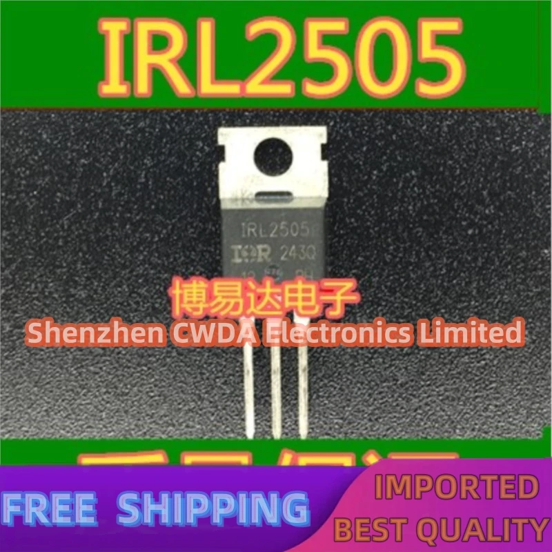 IRL2505PBF IRL2505 TO-220-3MOS, Em Estoque Pode Ser Criado, 10Pcs-20Pcs