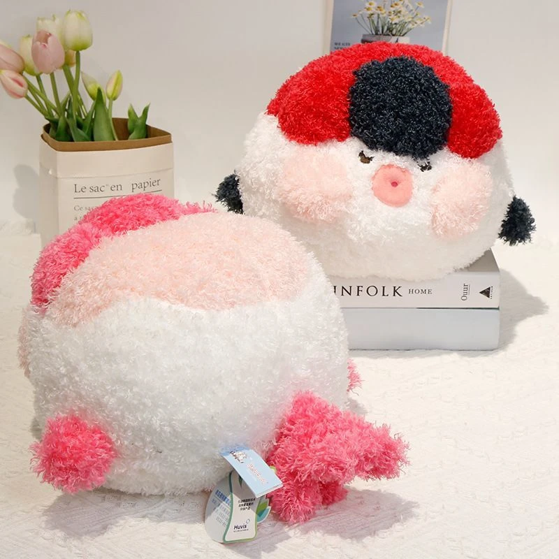 40 ซม.Chubby Little Goldfish ของเล่นตุ๊กตาน่ารักและตลกไขมันหัวปลาและ Soft Ball ตุ๊กตาของขวัญที่สมบูรณ์แบบสําหรับเด็ก