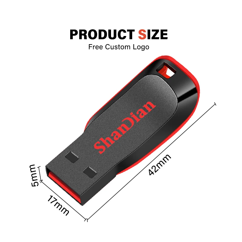 JASTER Szybka autentyczna pamięć flash USB 64 GB Czarny pendrive z bezpłatnym kółkiem na klucze 128 GB Pamięć o rzeczywistej pojemności 32 GB Prezent