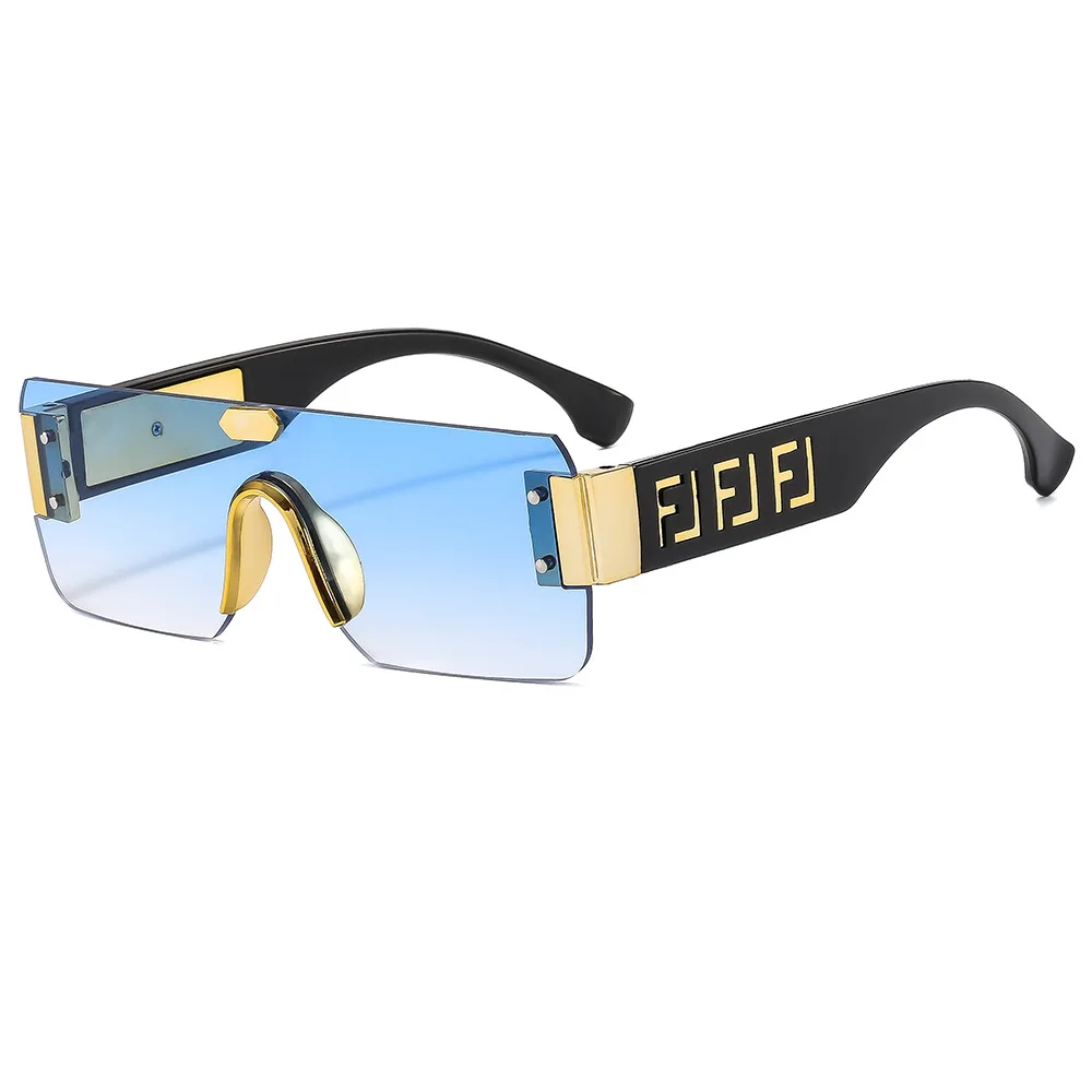 New Fashionable Frameless Trimmed Fashionable Mirror for Men and Women Trendy Personality Square Decorative Sunglasses image 6