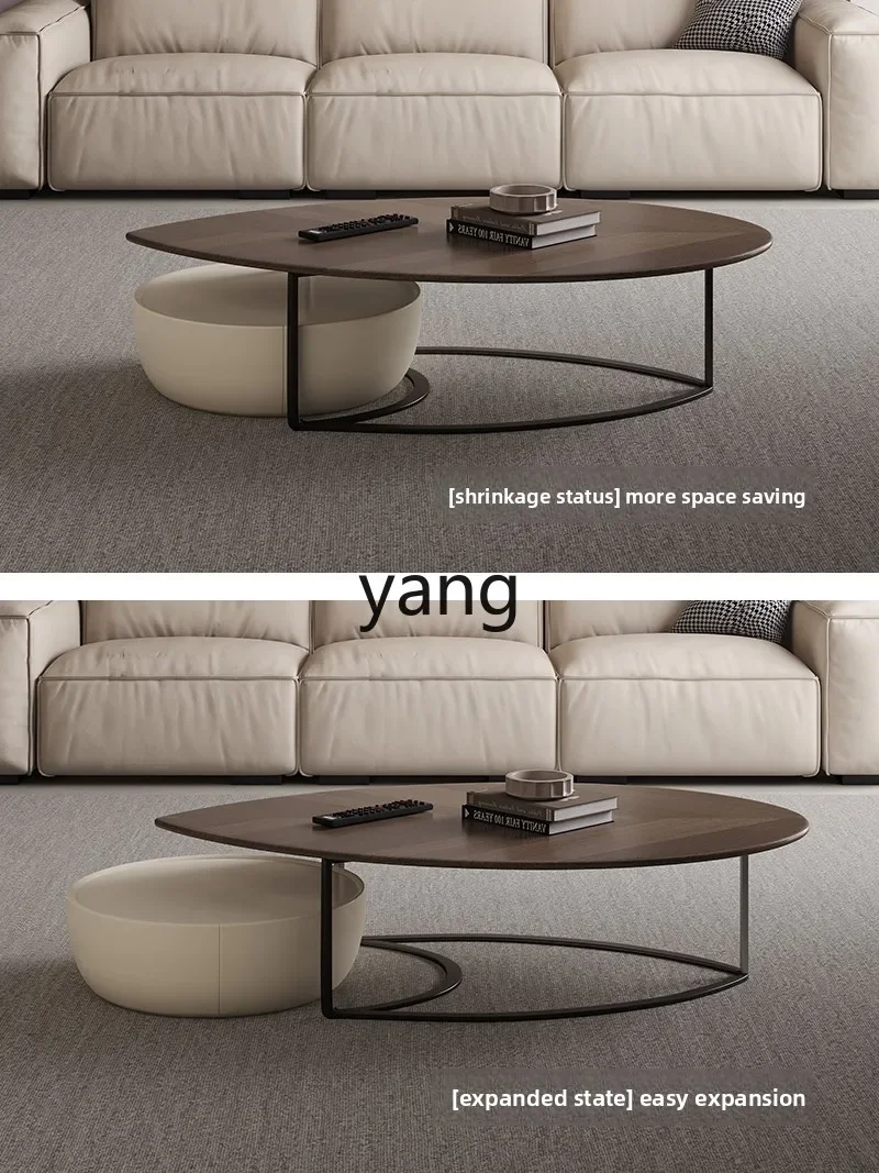 LH minimalist small apartment living room household simple modern leaf-shaped combination tea table