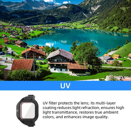 Imagen 2 del producto Filtros de lente para Dron DJI Mini 5 Pro, cardán UV CPL ND8/16/32/64 PL, juego de filtros, lente de cristal óptico, accesorio de fotografía para Dron
