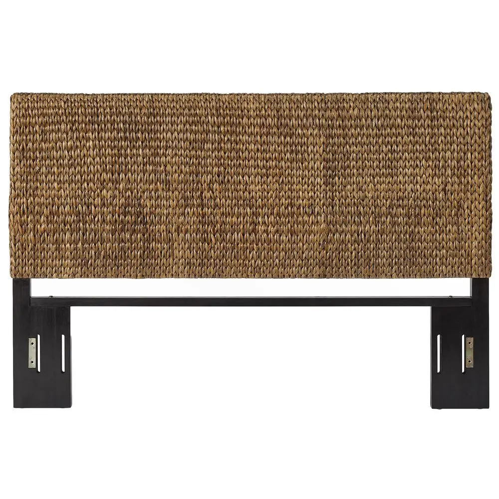 

Edgewater Boho Natural Fiber Handwoven Rattan Headboard for King Size Bed, Seagrass, King