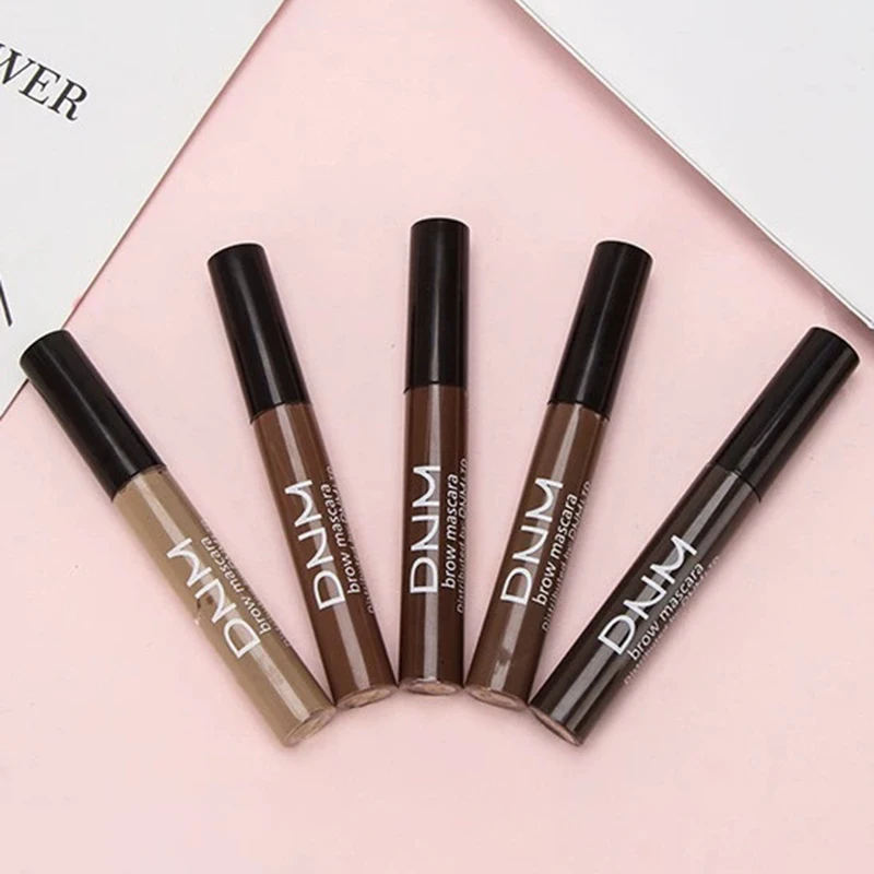 جل حواجب مقاوم للماء بلون القهوة والأسود والبني، أدوات مكياج للحواجب، طلاء للحواجب، ماسكارا طويلة الأمد