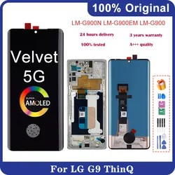 Écran tactile LCD AMOLED de remplacement, 6.8 pouces, pour LG G9 ThinQ G910 G900 Velvet LMG910EMW