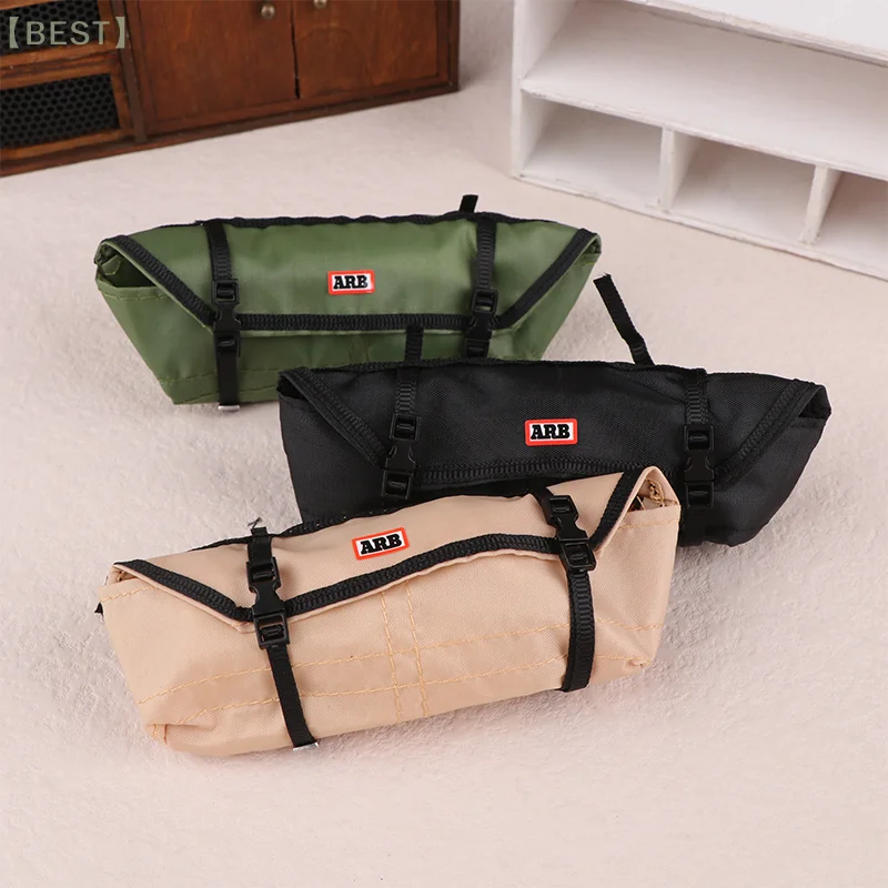 1/10 RC Crawler Car Simulation Dach Torba podróżna Uniwersalne torby bagażowe Mini Scene Model samochodu Dekoracja Zabawka Części samochodowe