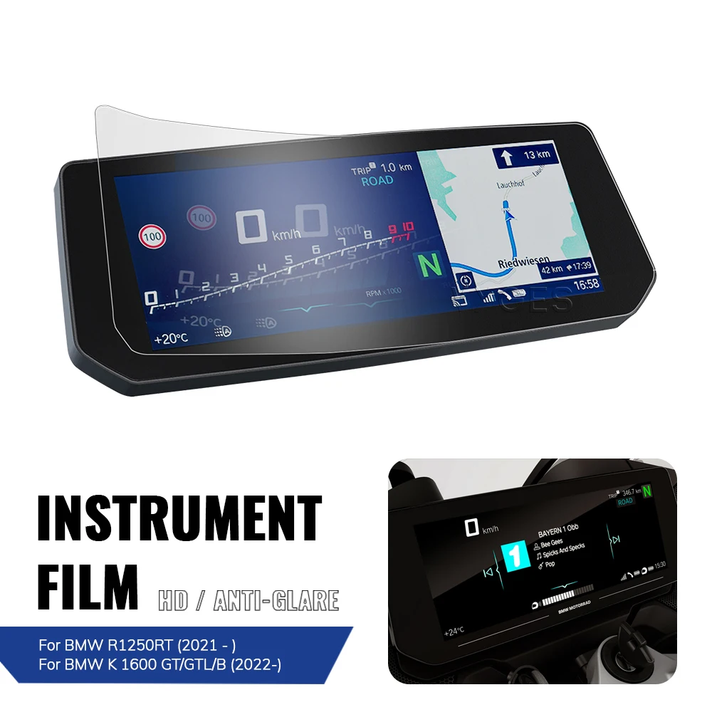 Für BMW R 1250 RT R1250RT 2021- K1600GT K1600GTL K1600B 2022- TFT Display Schutz Film Screen Protector instrument Film
