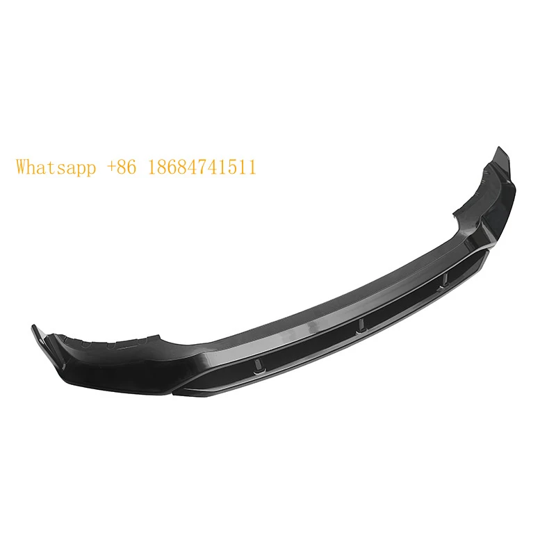 Fit 2020-2023 X5 G05 Black Style Front Lip Gloss Black Transfer 4 Pieces Front Splitter