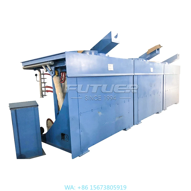 Automatic Furnace Scrap Steel Copper Smelting Furnace Aluminum Induction Melting Furnace