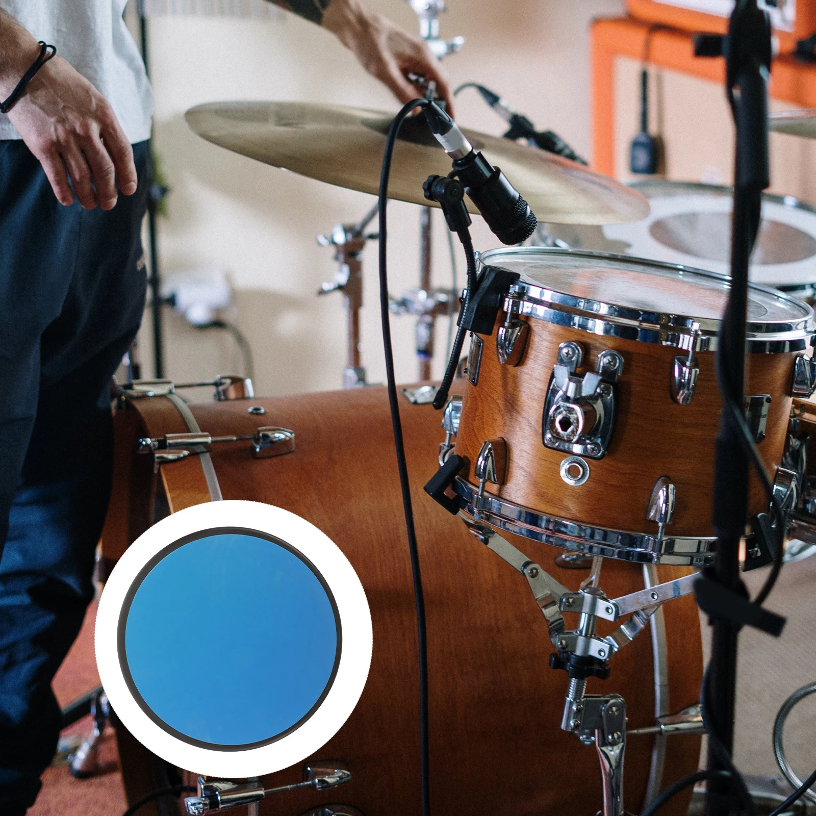

Silent Dumb Drum Pad Pads Practice Jazz Electric Mat Mute Rubber Noise Reduction