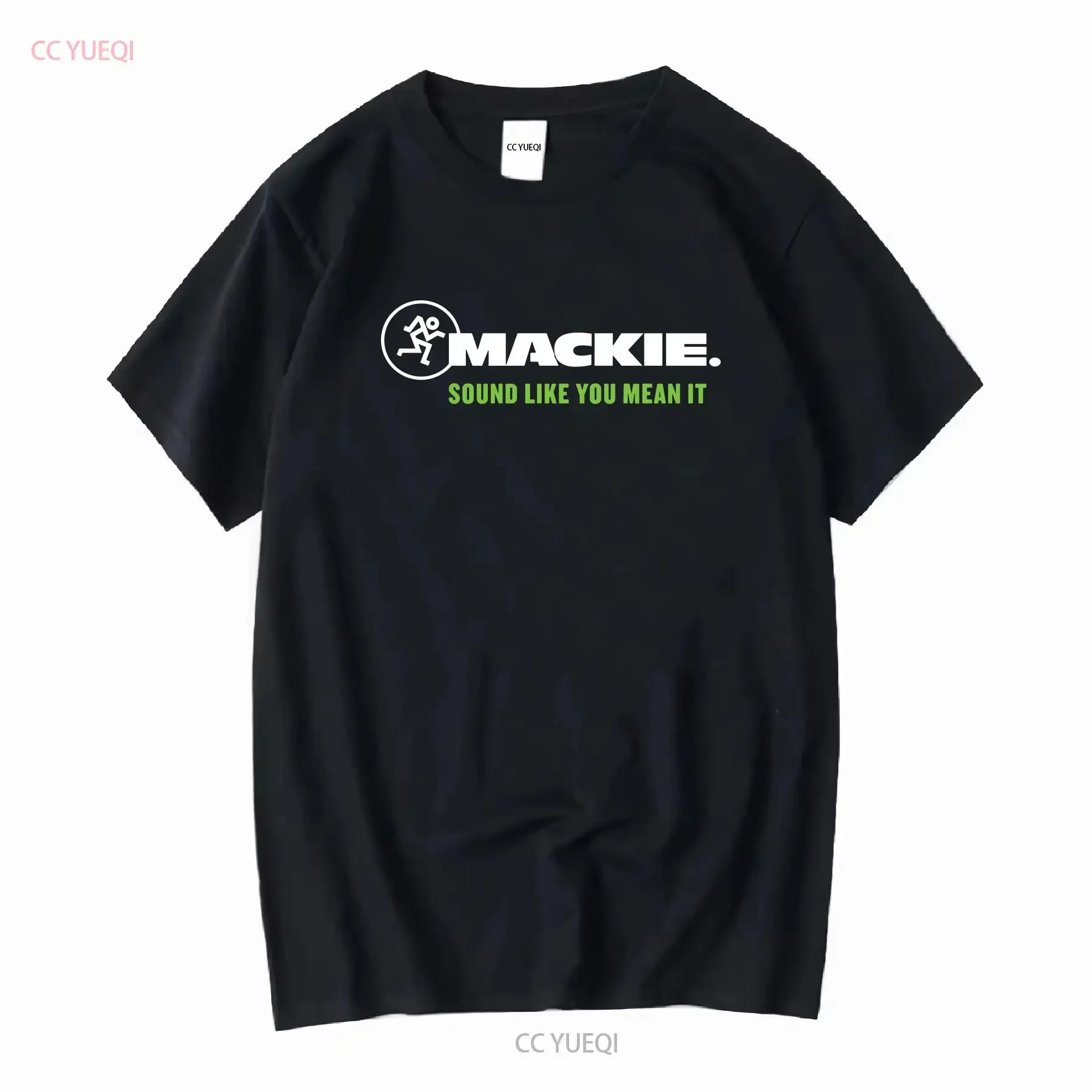 New Mackie Sound Like you mean it Logo T Shirt Funny Size S to 5XL vintage Washed homme graphic Comfortable Breathable