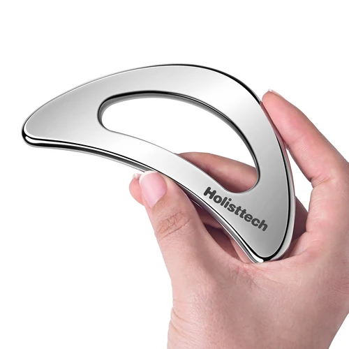 Herramientas musculares Gua Sha para IASTM - Herramienta de raspado de acero inoxidable para masaje miofascial y profundo,