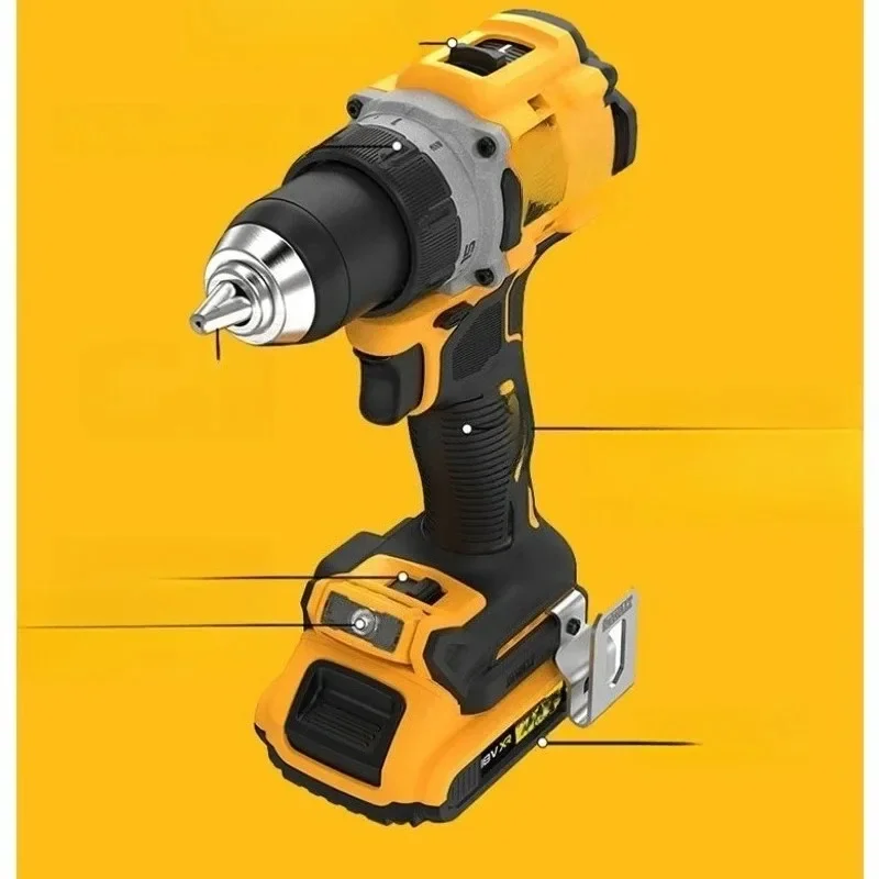 

Аккумуляторная дрель-шуруповерт 20В DCD801/806 с бесщеточным двигателем и защитой от обратного хода