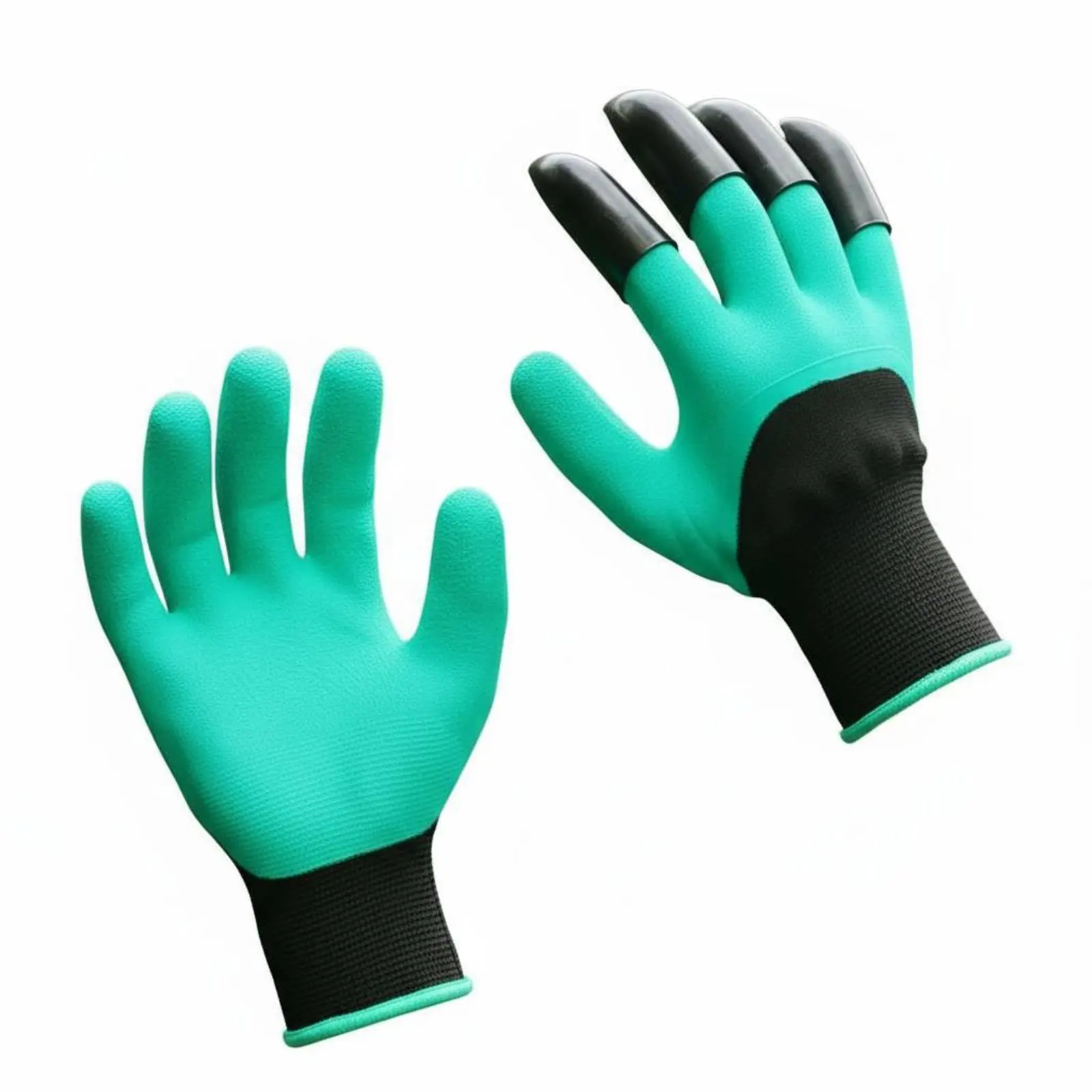 

Садовые перчатки с латексным покрытием, с дизайном в виде когтей, защитные рабочие перчатки для копания, прополки, посадки.