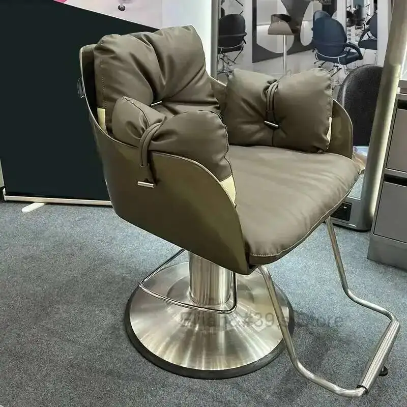 Swivel Beauty Salon Luxury Barber Chair Chair Shampoo Recliner Pedicure Wash Hydraulic Facial Chaise Coiffeuse Salon Furniture