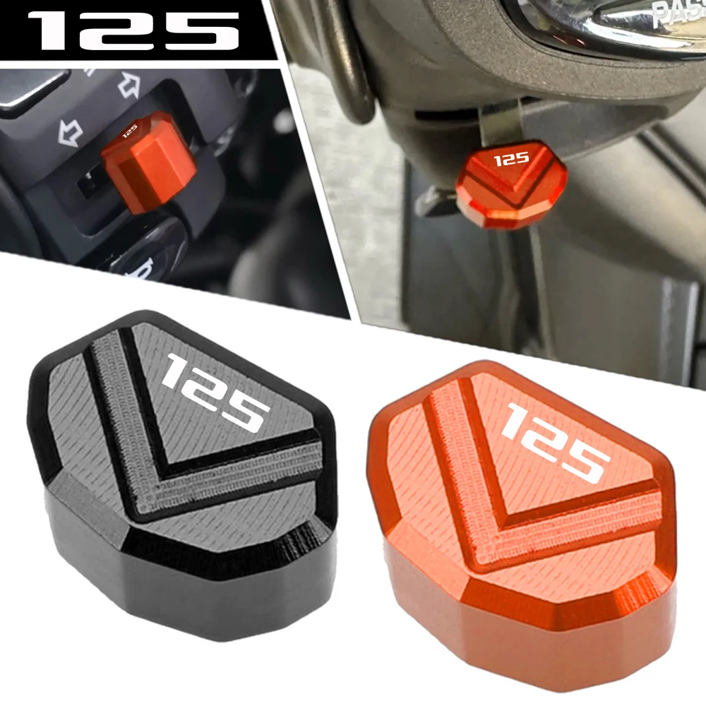 

125 LOGO Motorcycle Switch Button Turn Signal Switch Key cap For 125DUKE RC125 DUKE RC 125 2011-2023 2022 2021 2020 2019 2018