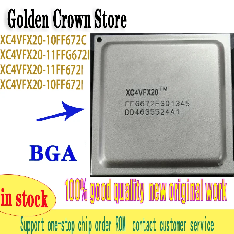 

XC4VFX20-10FF672C 1 шт./лот XC4VFX20-10FF672I XC4VFX20-11FF672I XC4VFX20-11FFG672I FPGA