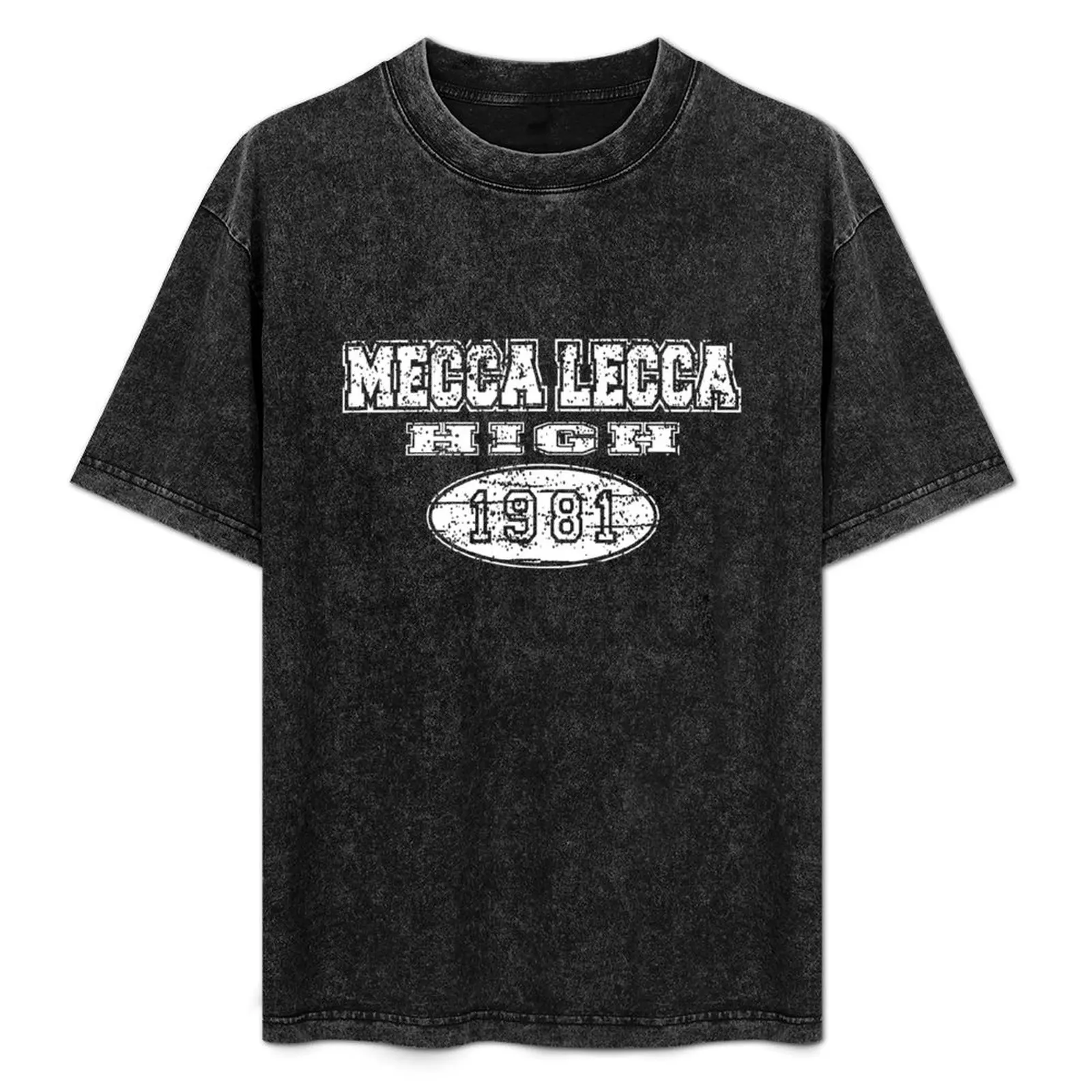

Mecca Lecca High-white T-Shirt Big and Tall Gym T-Shirt