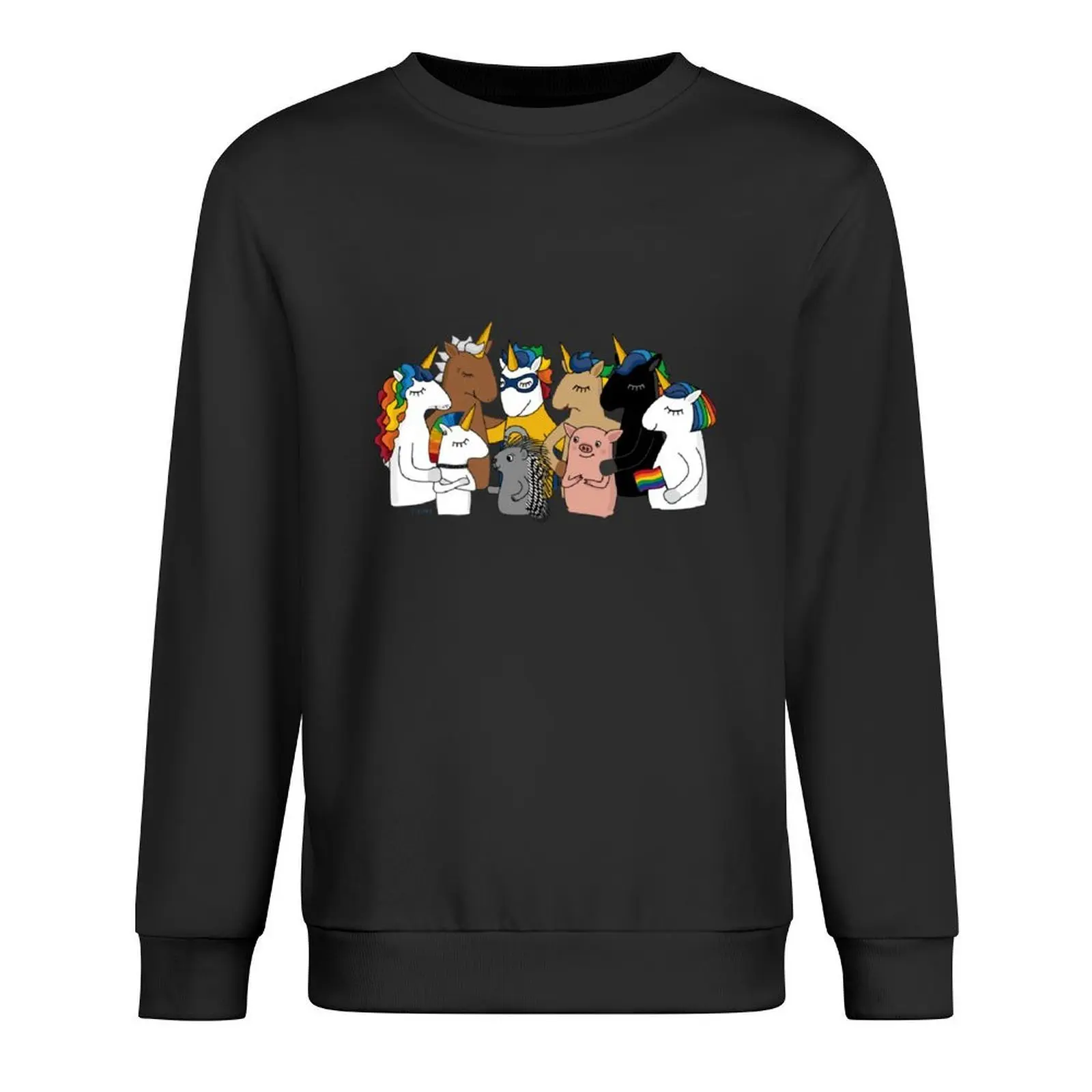 

Diversity Unicorns Pullover men's clothing tracksuits graphic t shirts men men wear sweatshirt male