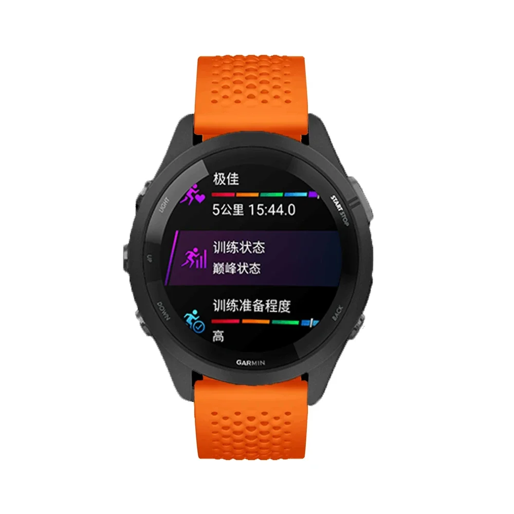 20mm 22mm Silicone Strap For Garmin Forerunner 165 265 55 Venu 4/3/2 Active 6 5 Breathable Wristband Garmin 970 965 955 570 Belt