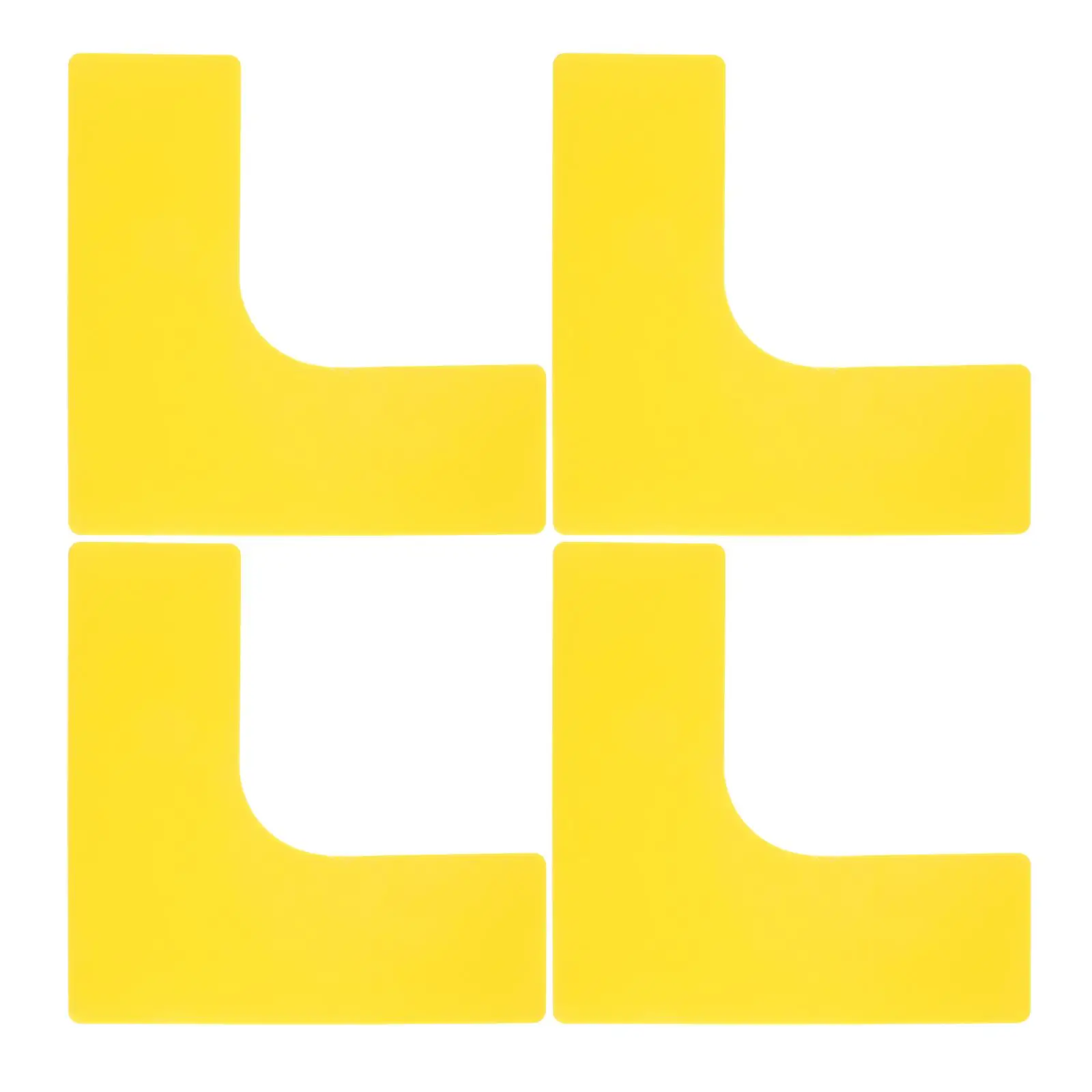 

4 Pcs Tennis Court Supply Land Corner Markers The Sign Basketball Training Spot Floor Sports Carpet