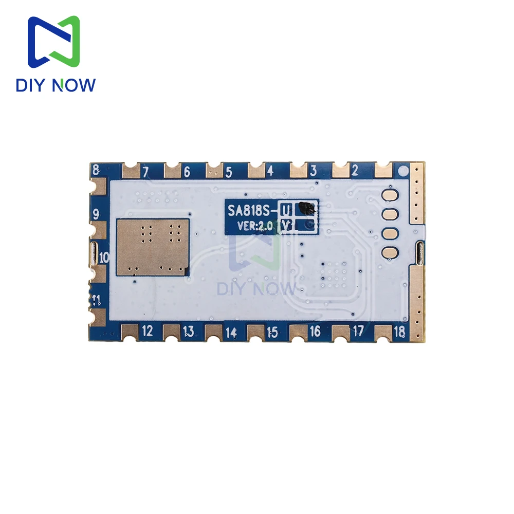 SA818S Voice Transceiver Module 1W Wireless Analog Intercom Module 400-470MHz High Receiving Sensitivity RF Amplifier