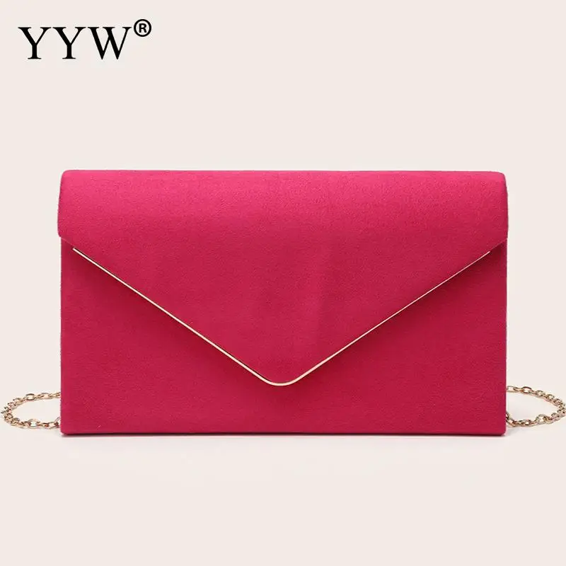 Satin Soft Envelope Evening Handbag for Women Mini Square Ladies Wedding Party Cocktail Prom Messenger Purse Chain Shoulder Bag