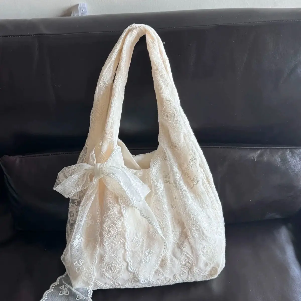 

Female Flower Embroidery Hand Bag Organza Casual Tote Mesh Shopping Bags Woman Handbags New Summer Beach Bag